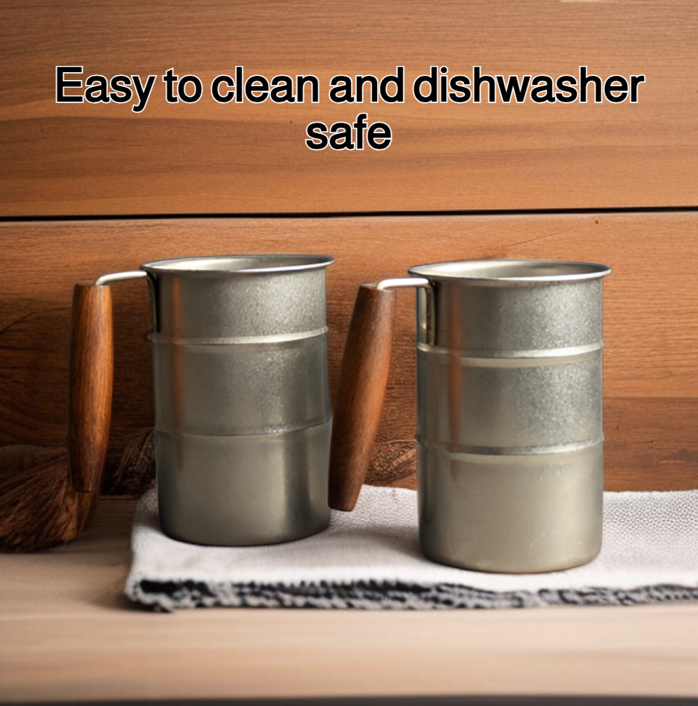 Durable eco-friendly stainless steel mug for everyday use