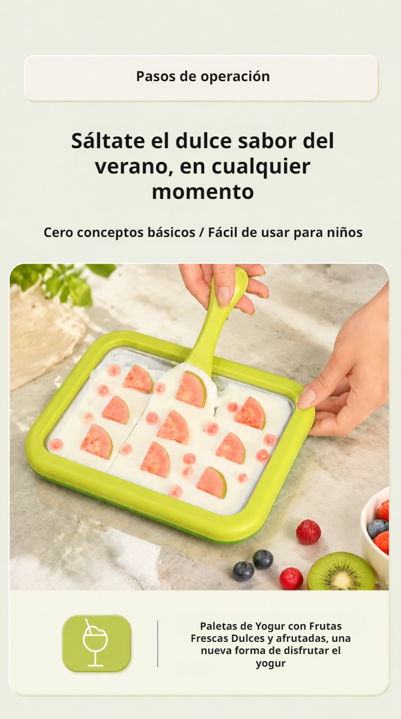 Bandeja de enfriamiento para postres fríos