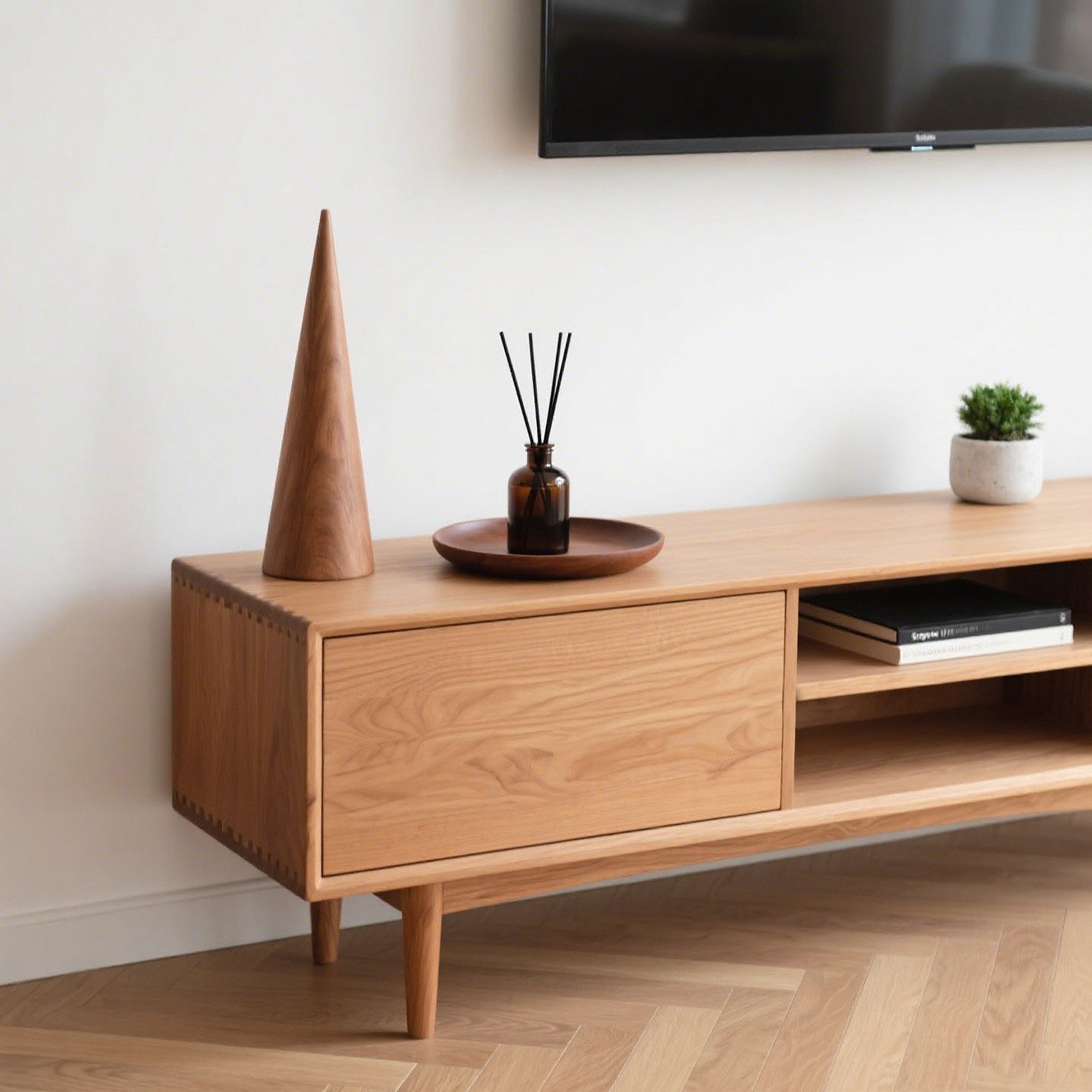 天然木テレビボード