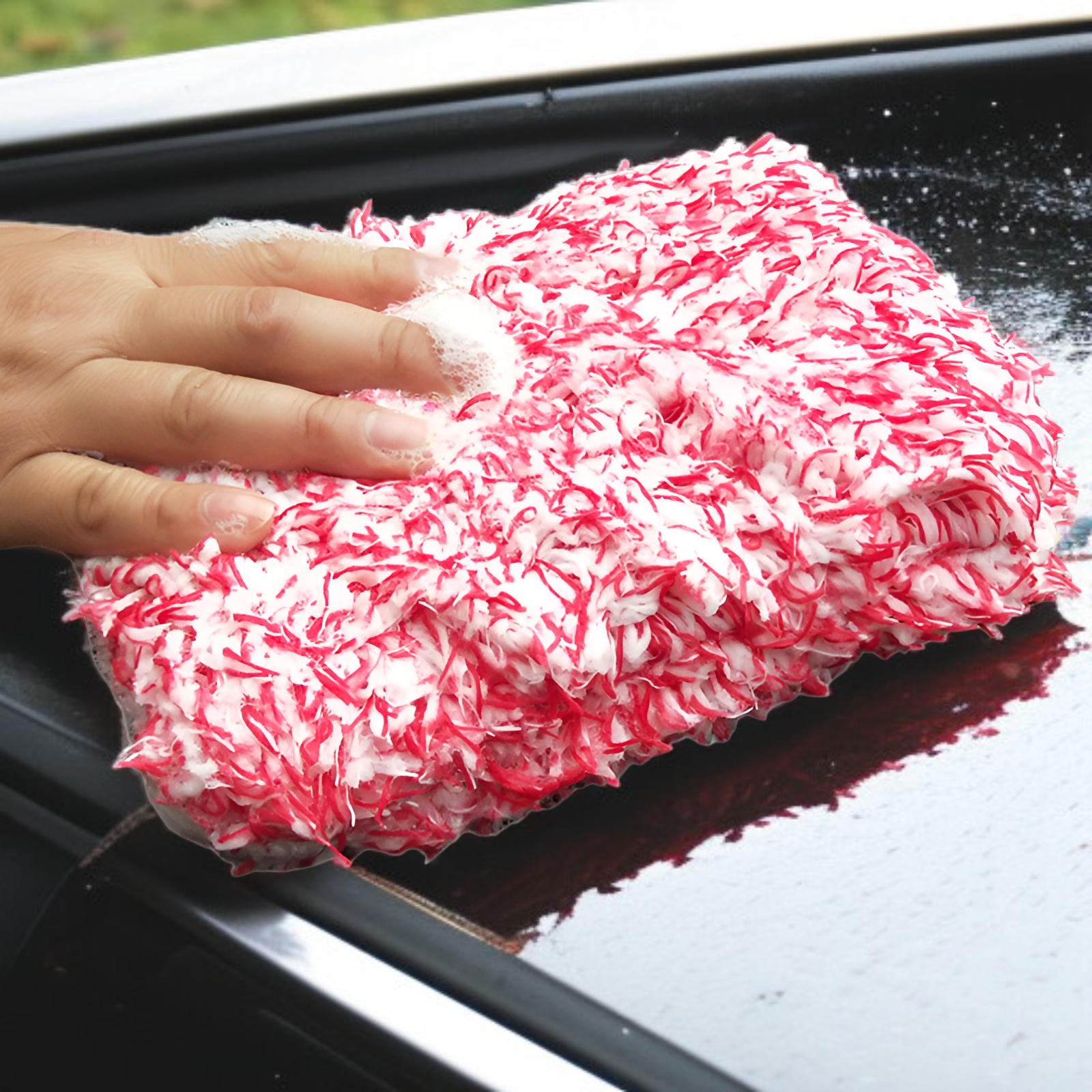 ฟองน้ำล้างรถเนื้อนุ่ม