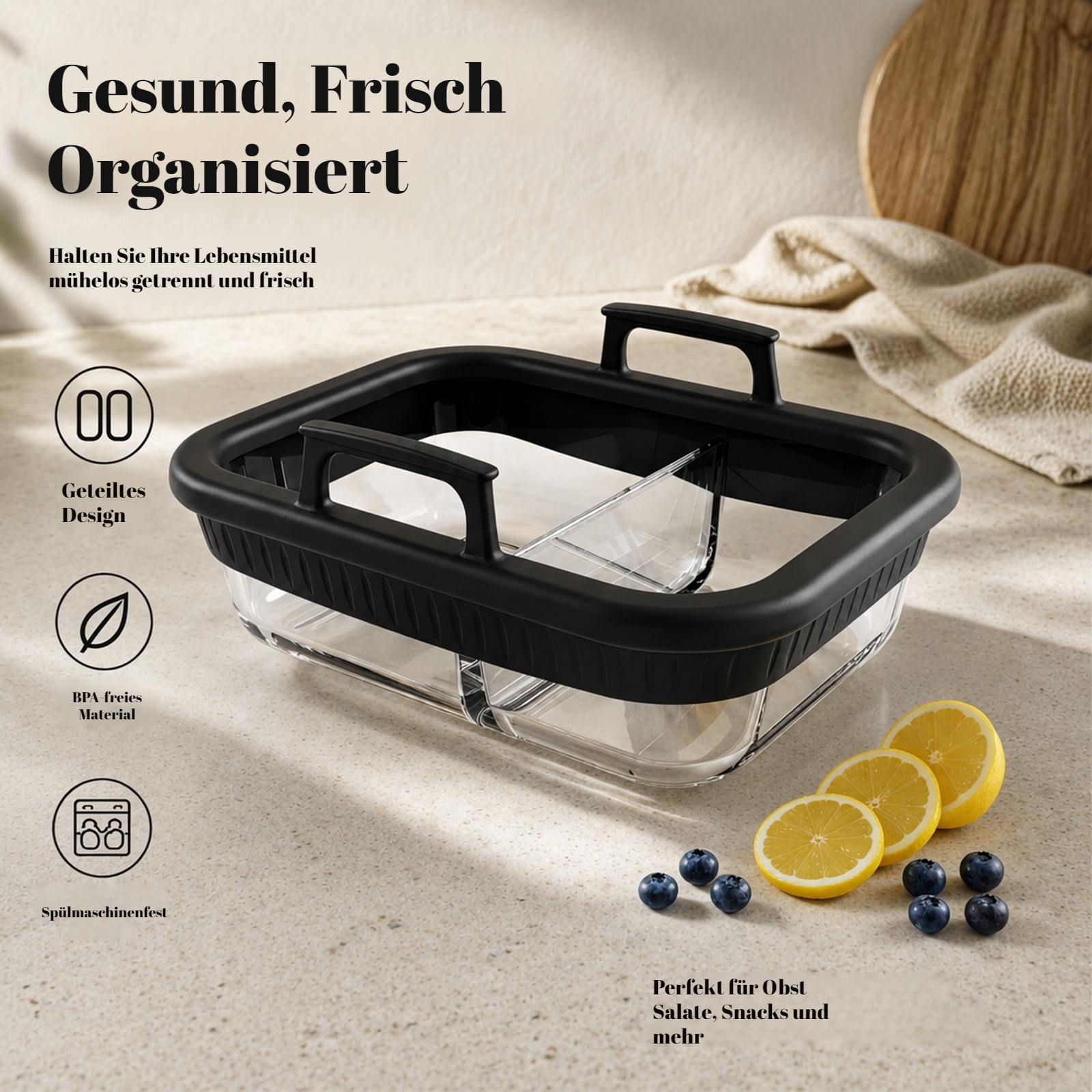 Edelstahl Backblech mit Silikongriff