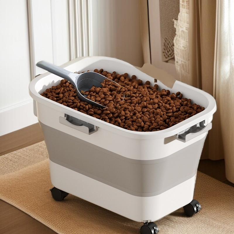 곡물보관수납함 곡물보관함 밀폐접이식방습수납함