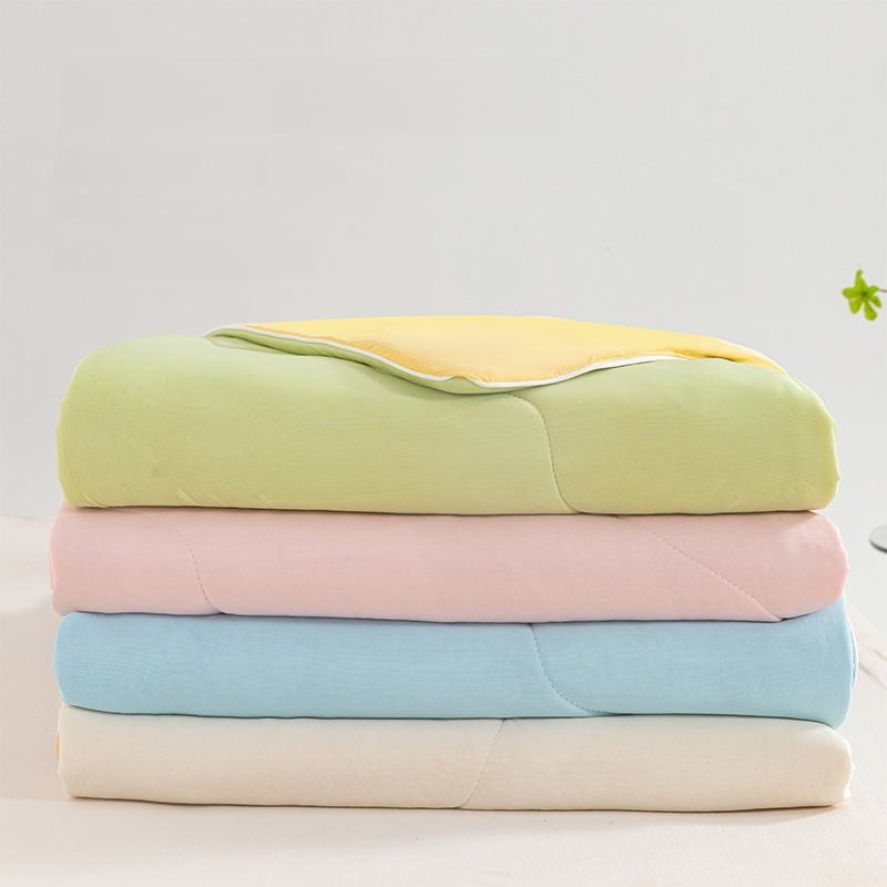 洗った薄いキルト