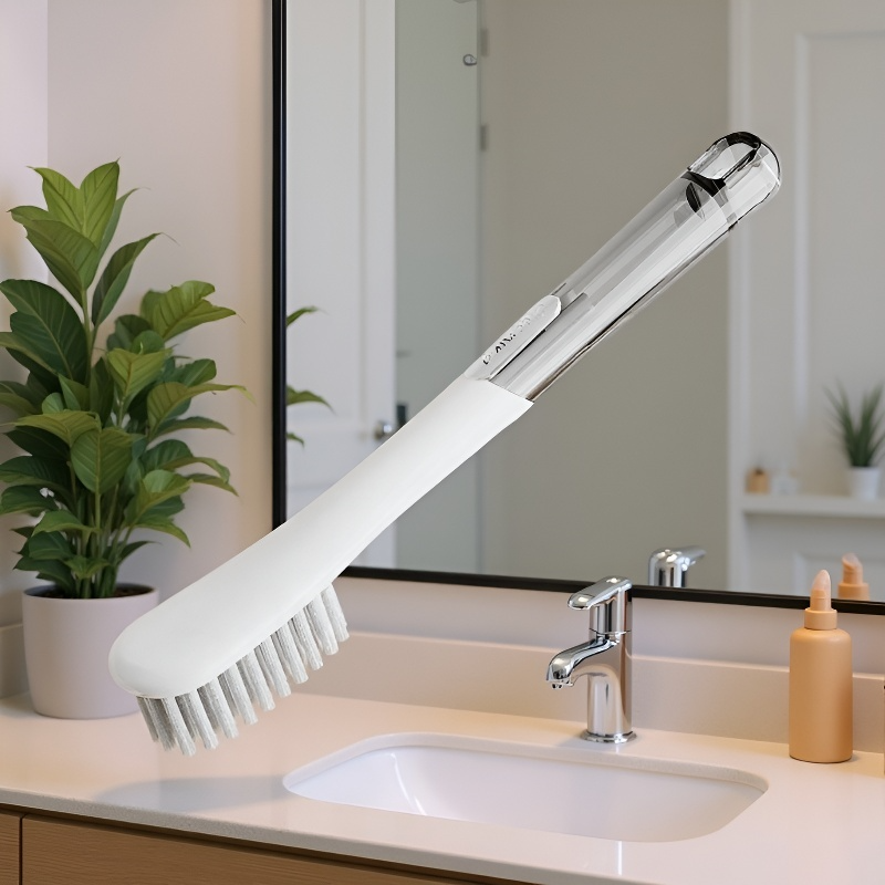 신발을 손상시키지 않는 부드러운 털, 긴 손잡이의 신발 브러시