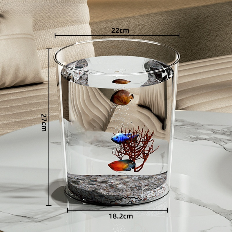 Round ecological fish tank
