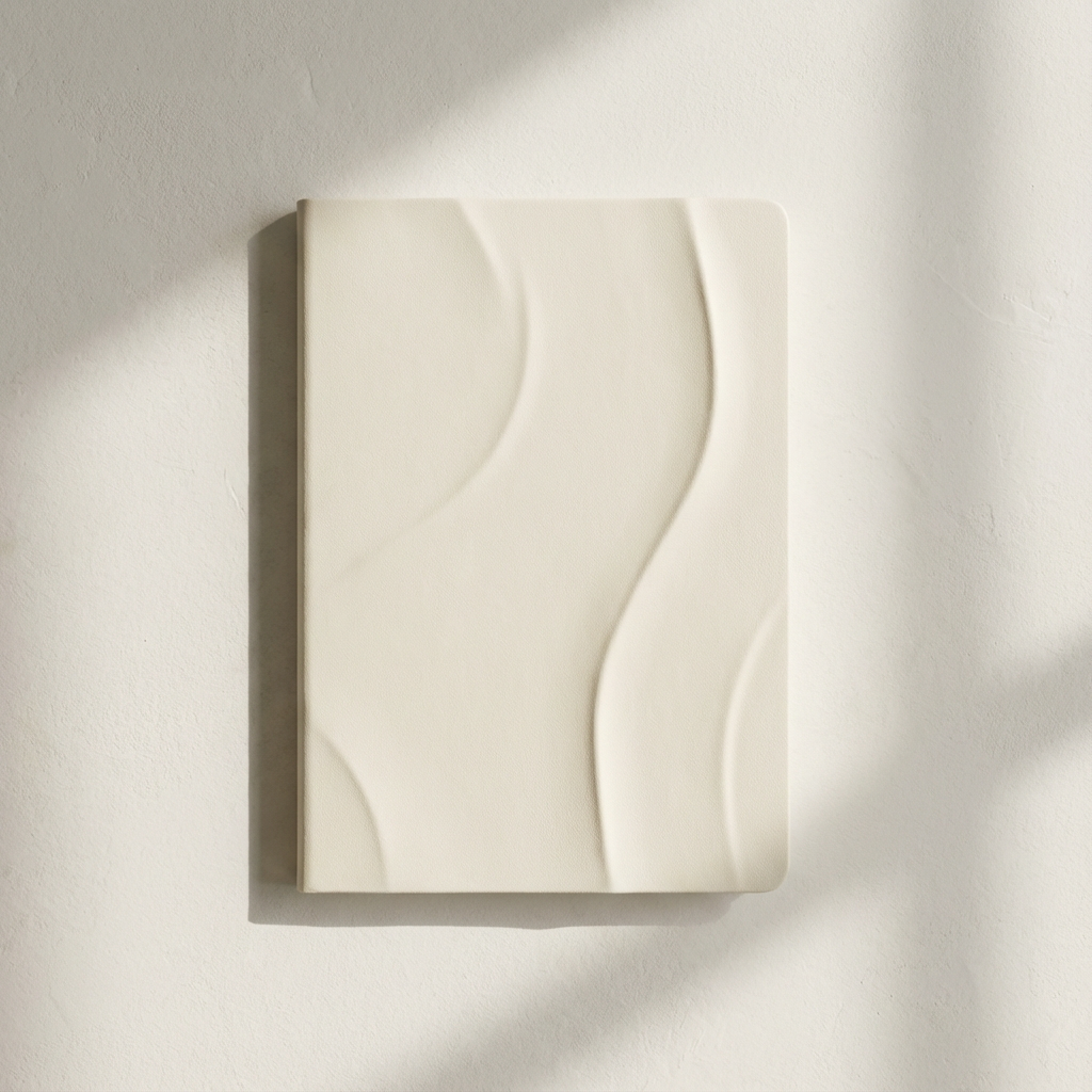 シンプルな紙のノート