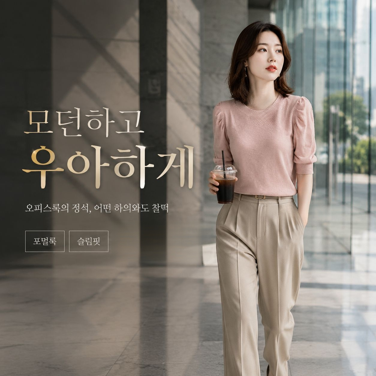 현물 여름 여성 순색 펀칭 반팔 니트 루즈핏 상의