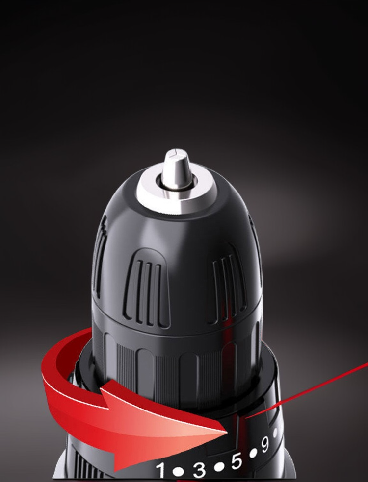 2段階スピード切替機能付きインパクトドリル