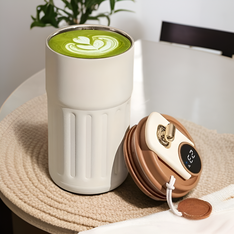 智能溫度顯示咖啡杯保溫杯