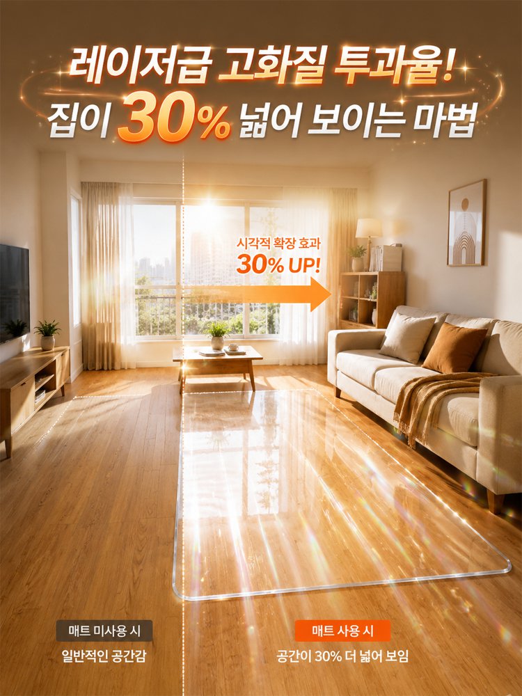 투명 보호막·집안 전용 스크래치 방지 매트