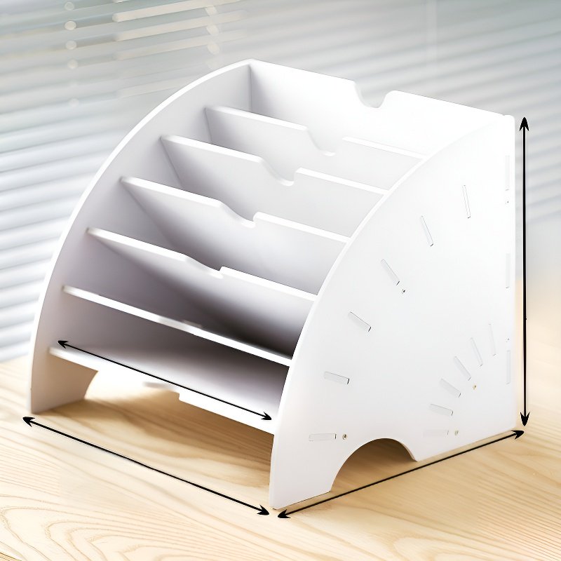 ชั้นวางเอกสารแบบตั้งตรงสำหรับสำนักงาน กล่องเก็บของอเนกประสงค์