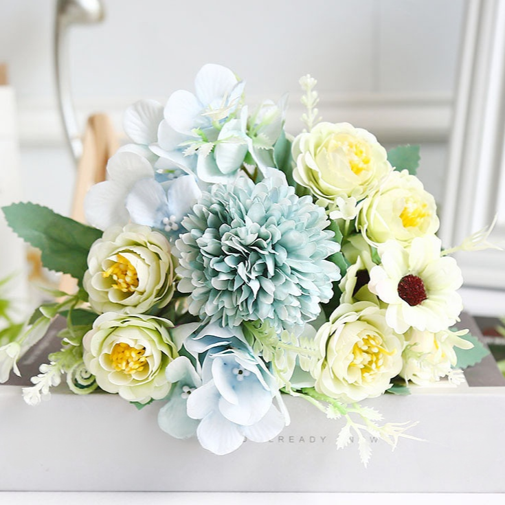 수공예 인조 꽃다발