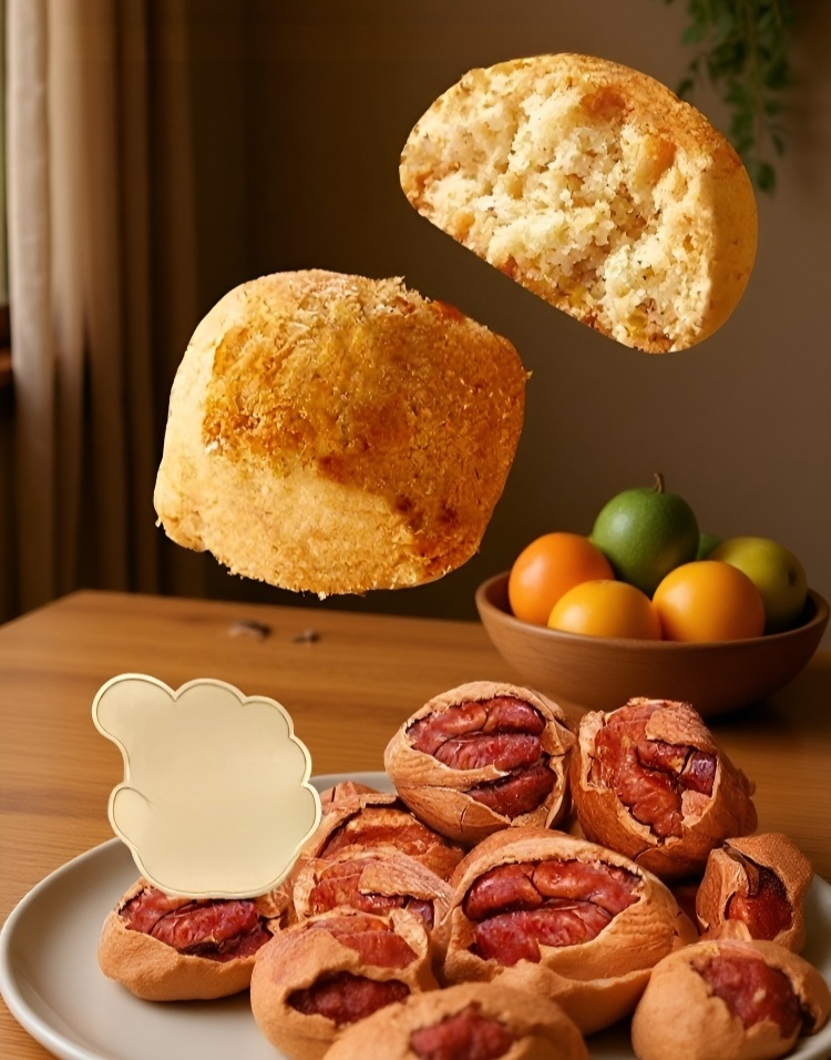 ナッツがぎっしり詰まったショートブレッド