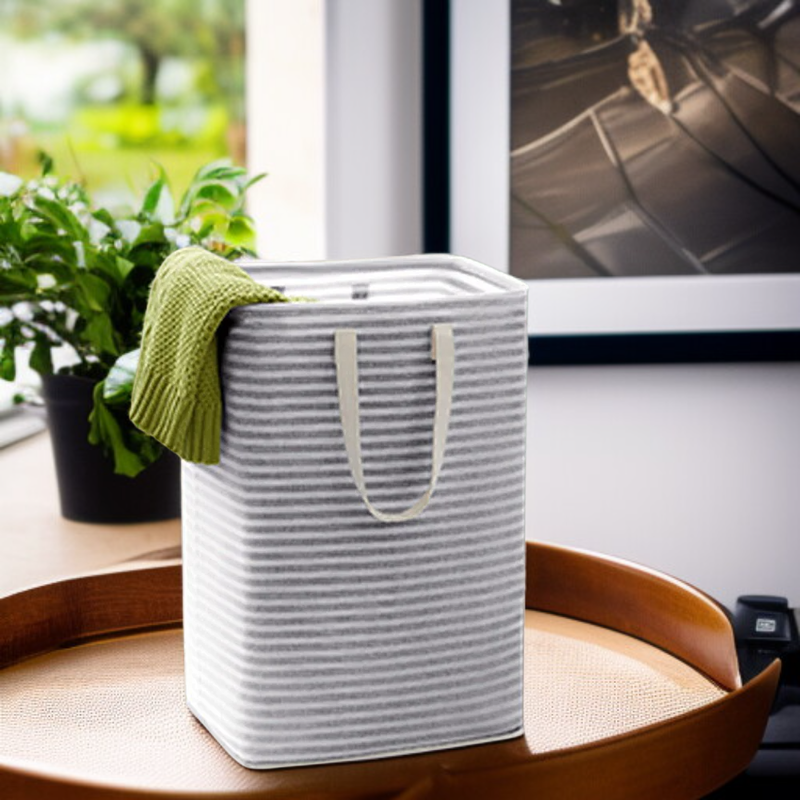 Bolsa plegable de tela para ropa y mantas sucias