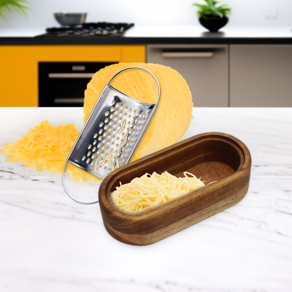 Utensilio de cocina rallador de acero inoxidable fácil de limpiar