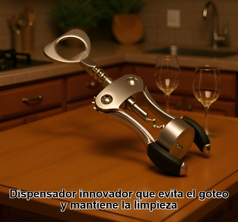 Dispensador de vino elegante y práctico