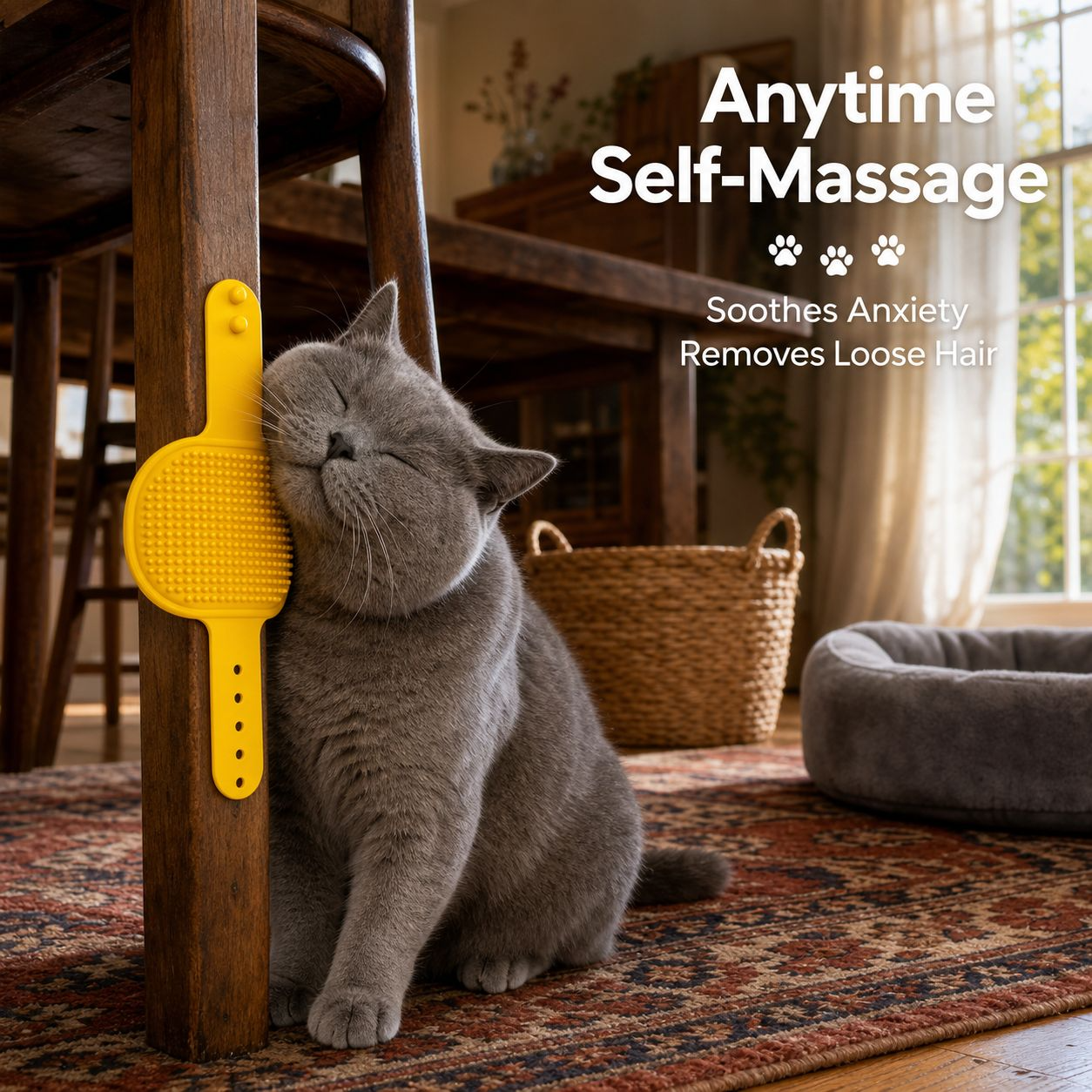Pet Self-Grooming & Scratching Massager