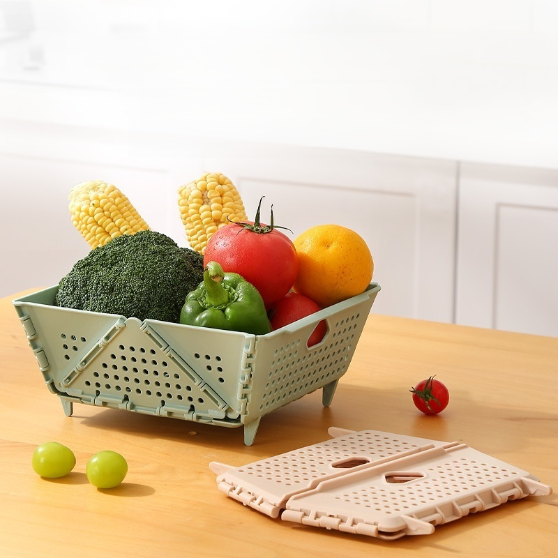 Portable Foldable Storage Basket