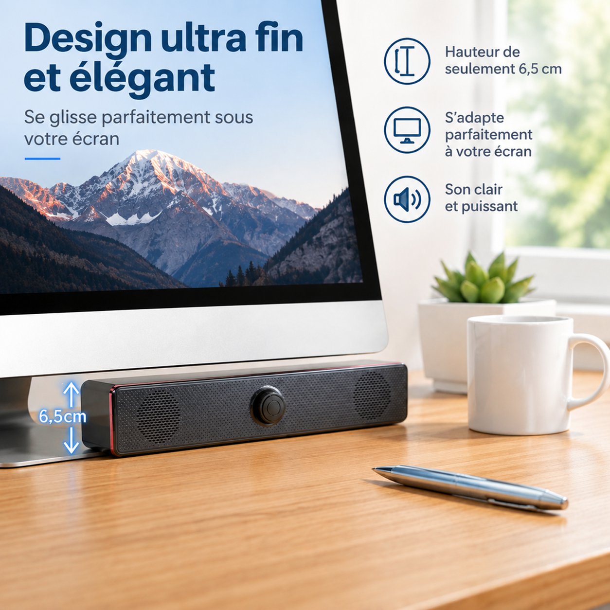 Enceinte subwoofer active filaire
