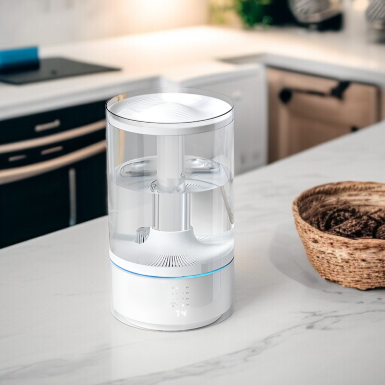 Home Ultrasonic Humidifier with Water Purification and Large Capacity