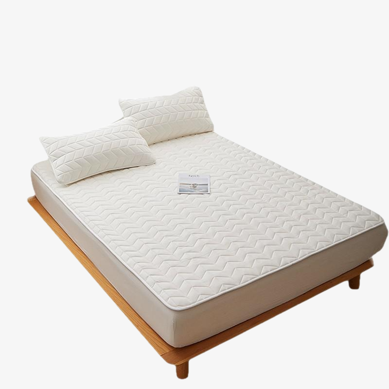 Colchón de algodón plegable antideslizante para dormitorio, individual, delgado y antibacteriano