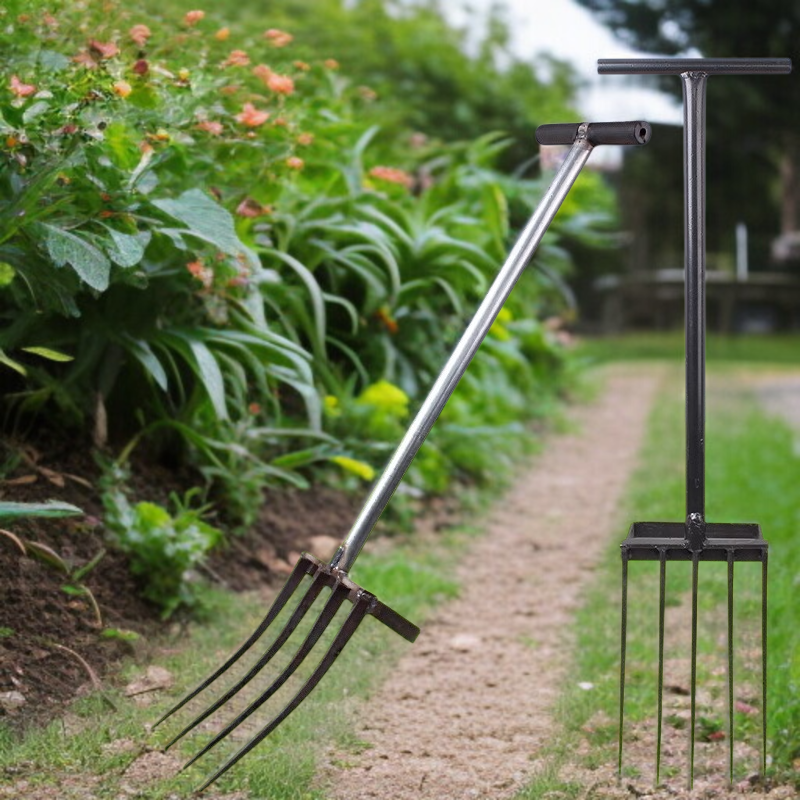 황분을 파서 생강을 파는 도구 네 이빨 망간강삽 느슨한 도구 다섯 이빨 옥수수 황분을 파서 생강을 파는 도구