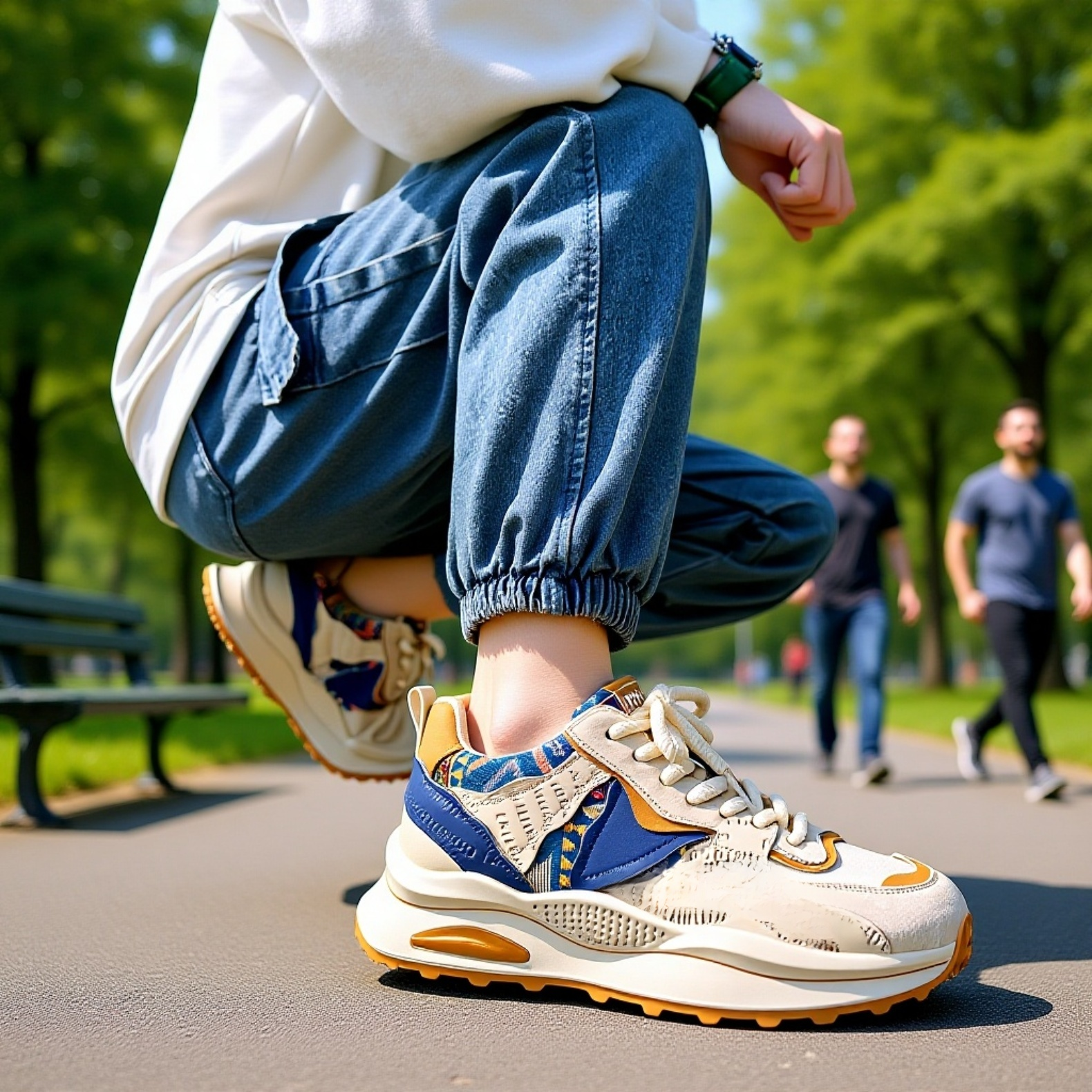 トレンド感と汎用性に優れたチャンキースニーカー