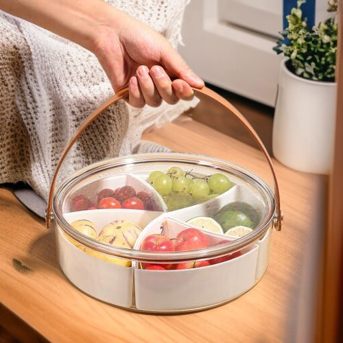 거실 커피 테이블 과일 접시