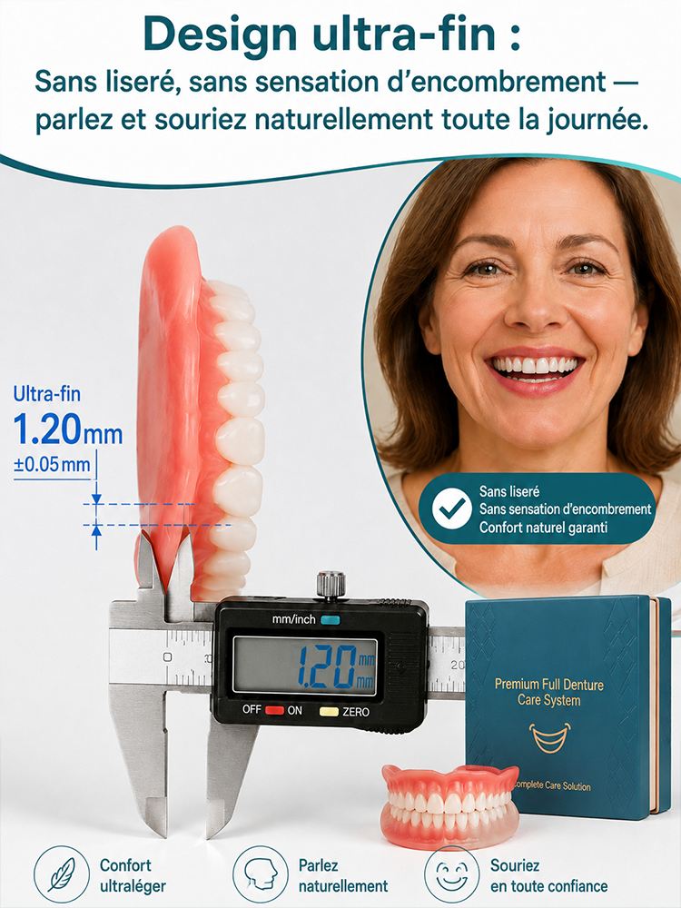  Ensemble complet de prothèses dentaires haut de gamme