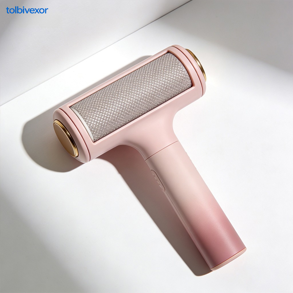 Portable lint roller for travel and home