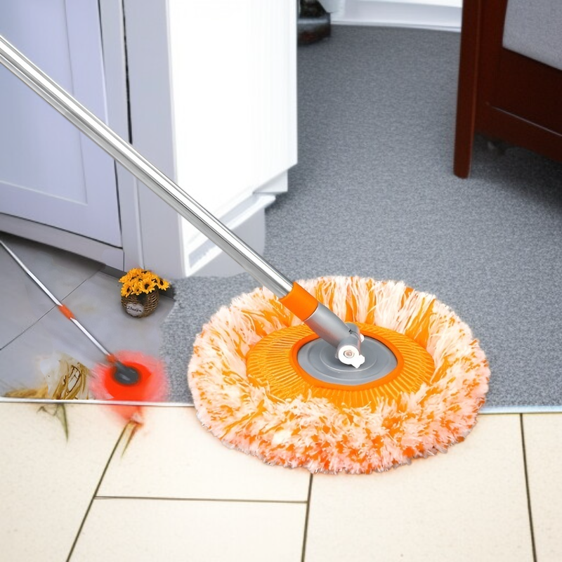 가정용 밀대 평판 천장 청소 먼지 제거 브러시 신축 회전식 밀대 셰닐 해바라기 밀대 스테인리스 스틸