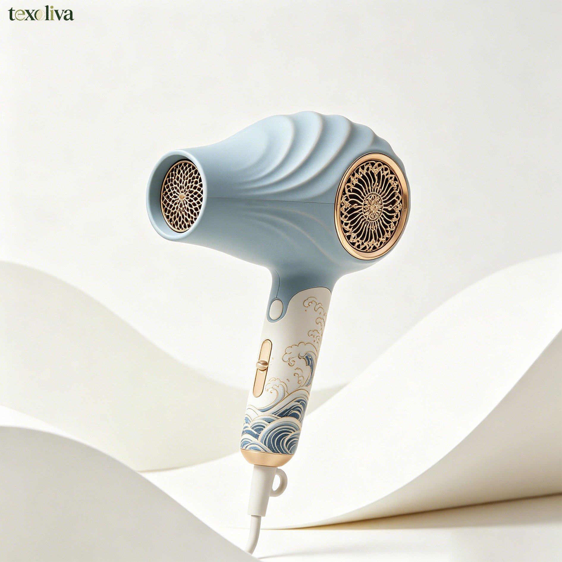 Professional hair dryer with sleek design