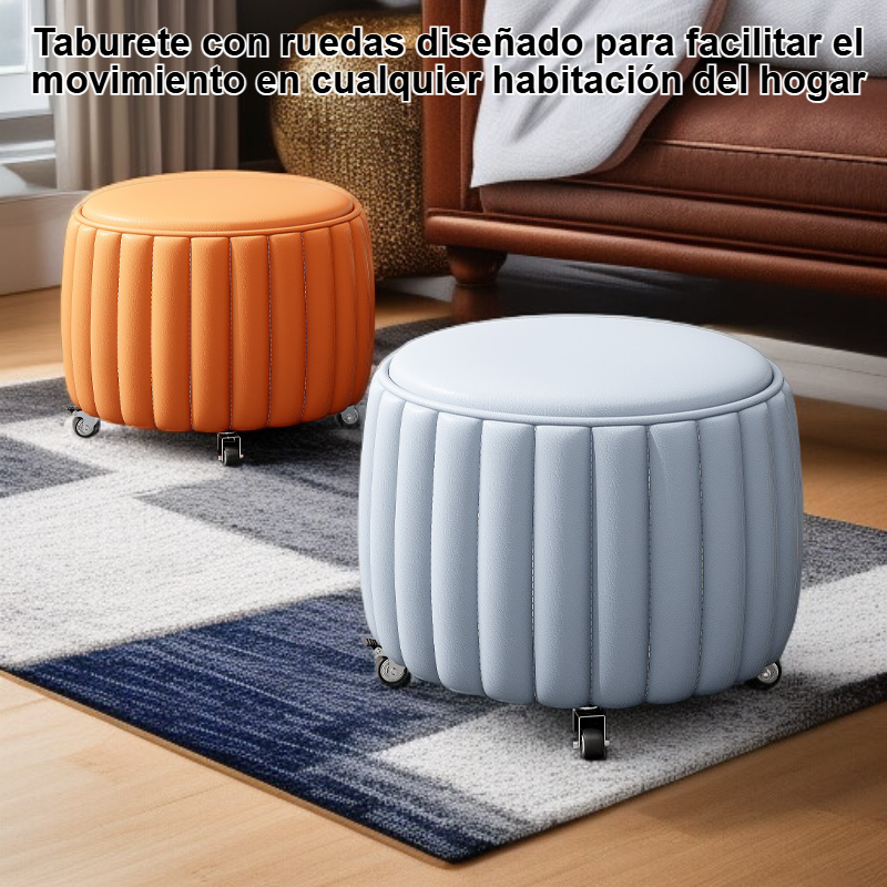 Taburete con ruedas para el hogar