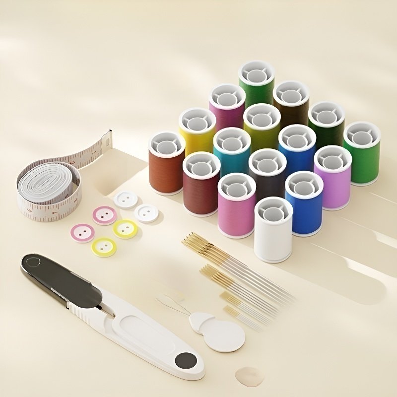 Portable Magnetic Sewing Box Set