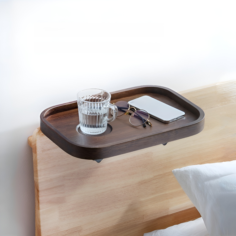 床邊夾式收納托盤