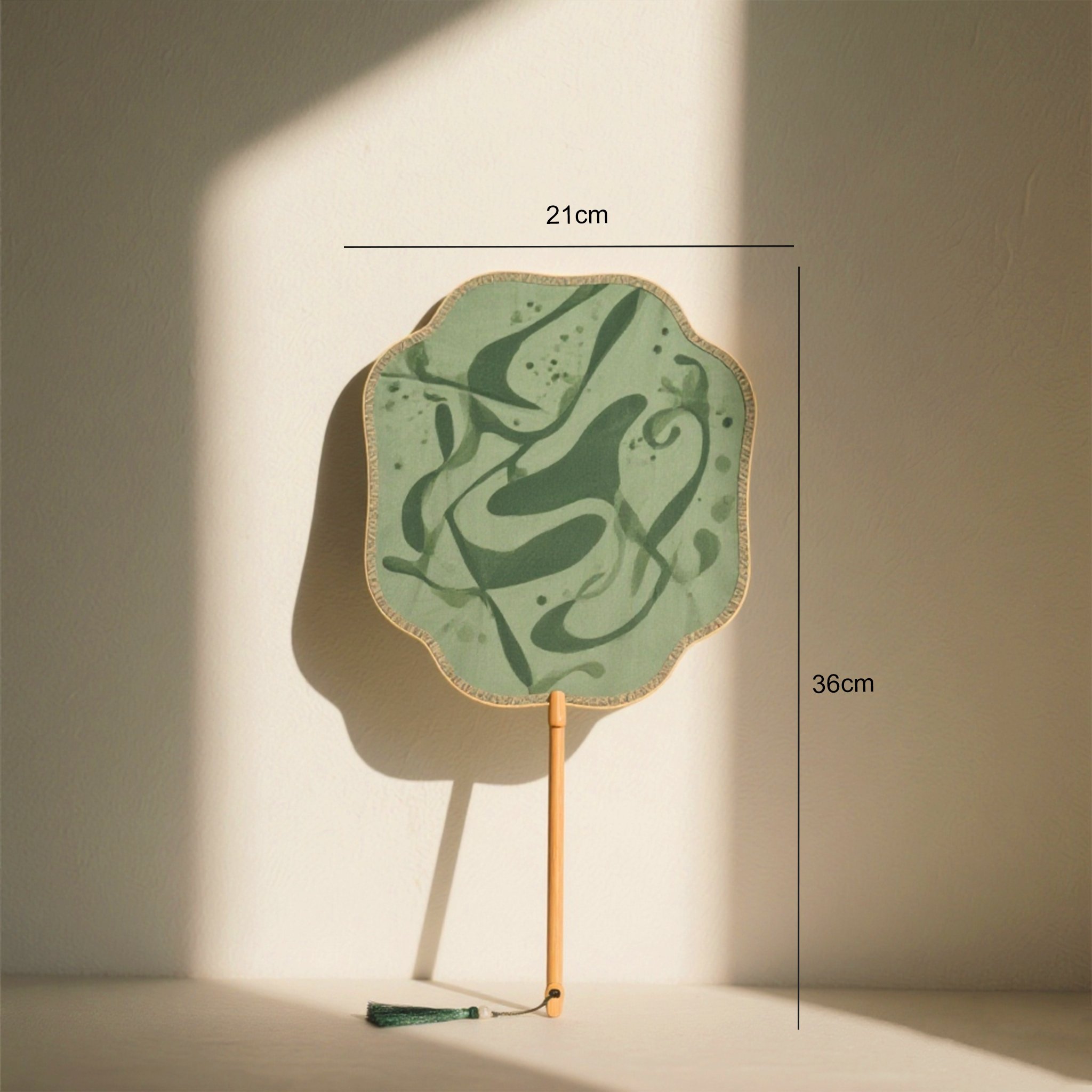 한국 전통 부채 세트 디테일 사진