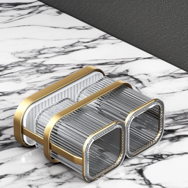 キッチンの穴あきフリー箸収納筒