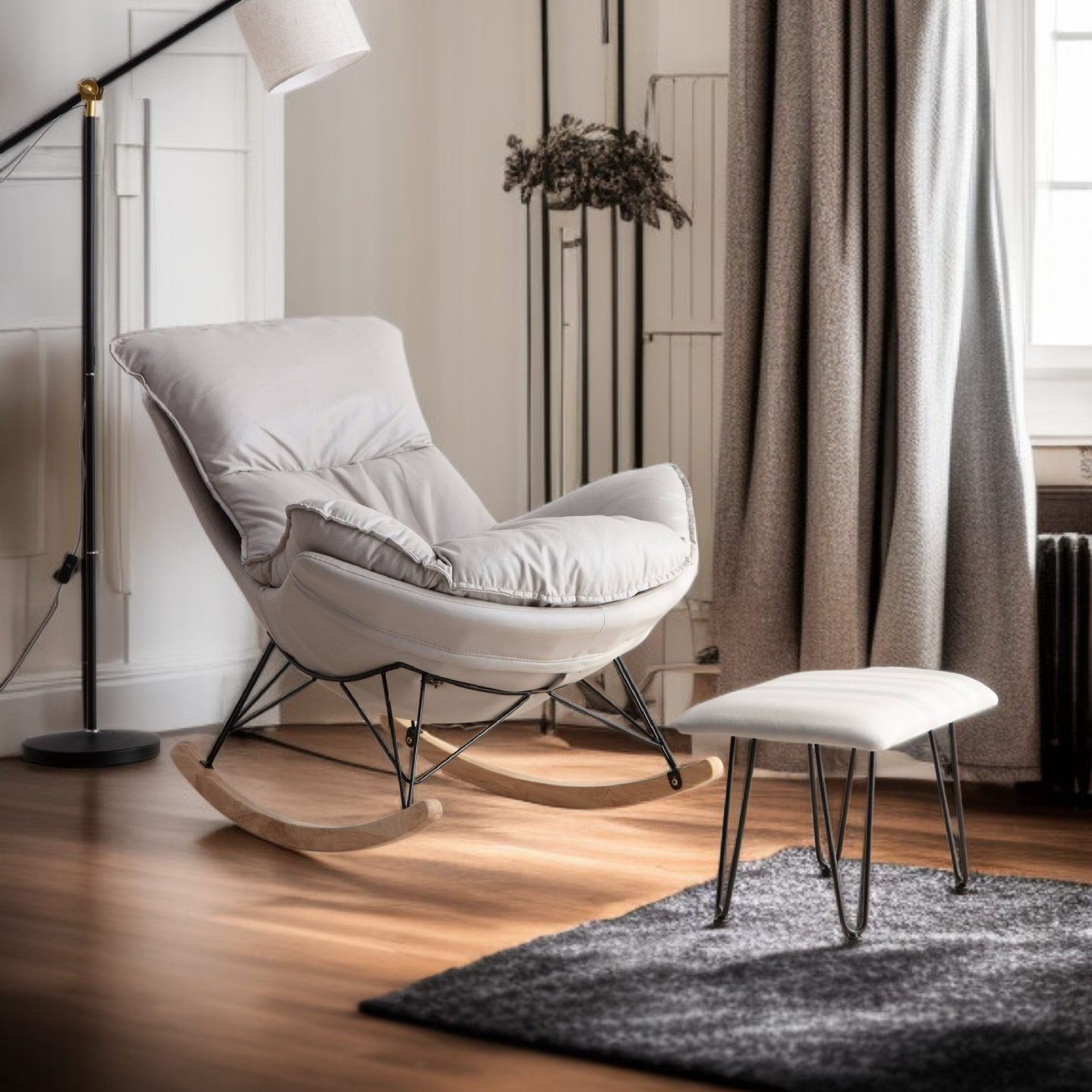 캐주얼 럭셔리 1인용 소파 의자