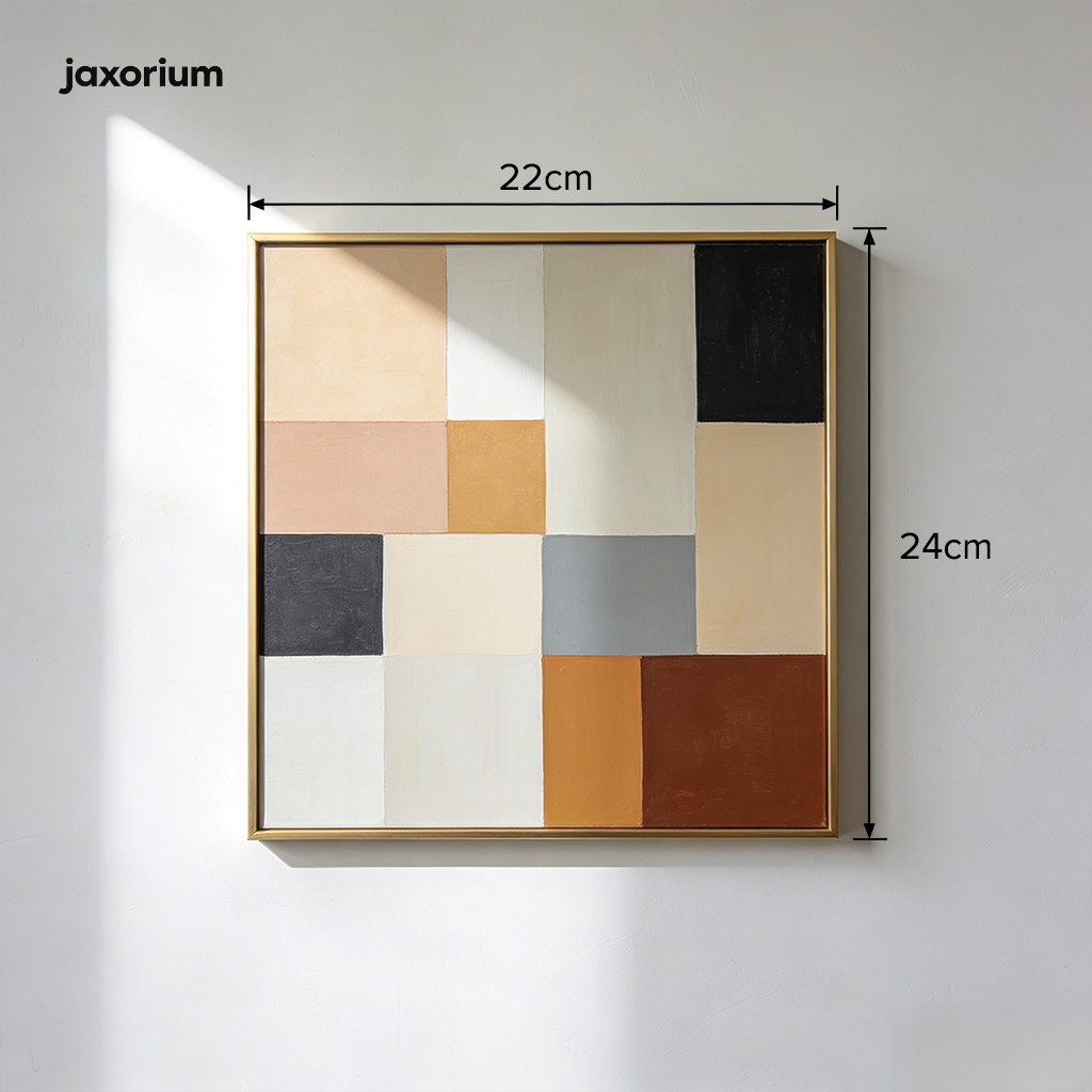 Simple black and white art for living room decor