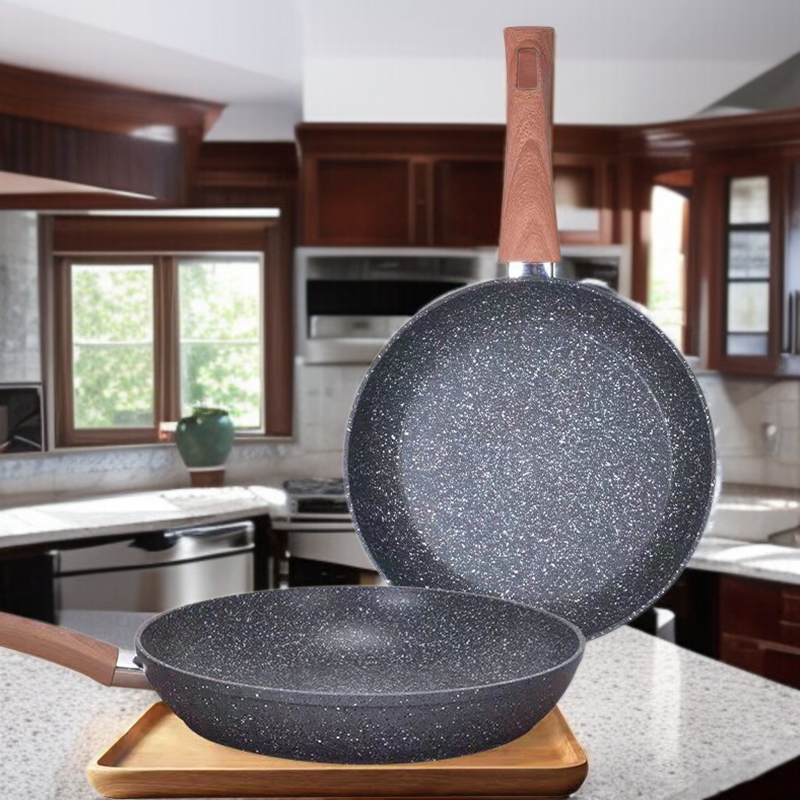 メディカルストーンフライパン、ノンスティックパン、家庭用フライパン、ステーキ＆エッグフライパン、ガスコンロ、電磁調理器、万能フライパン