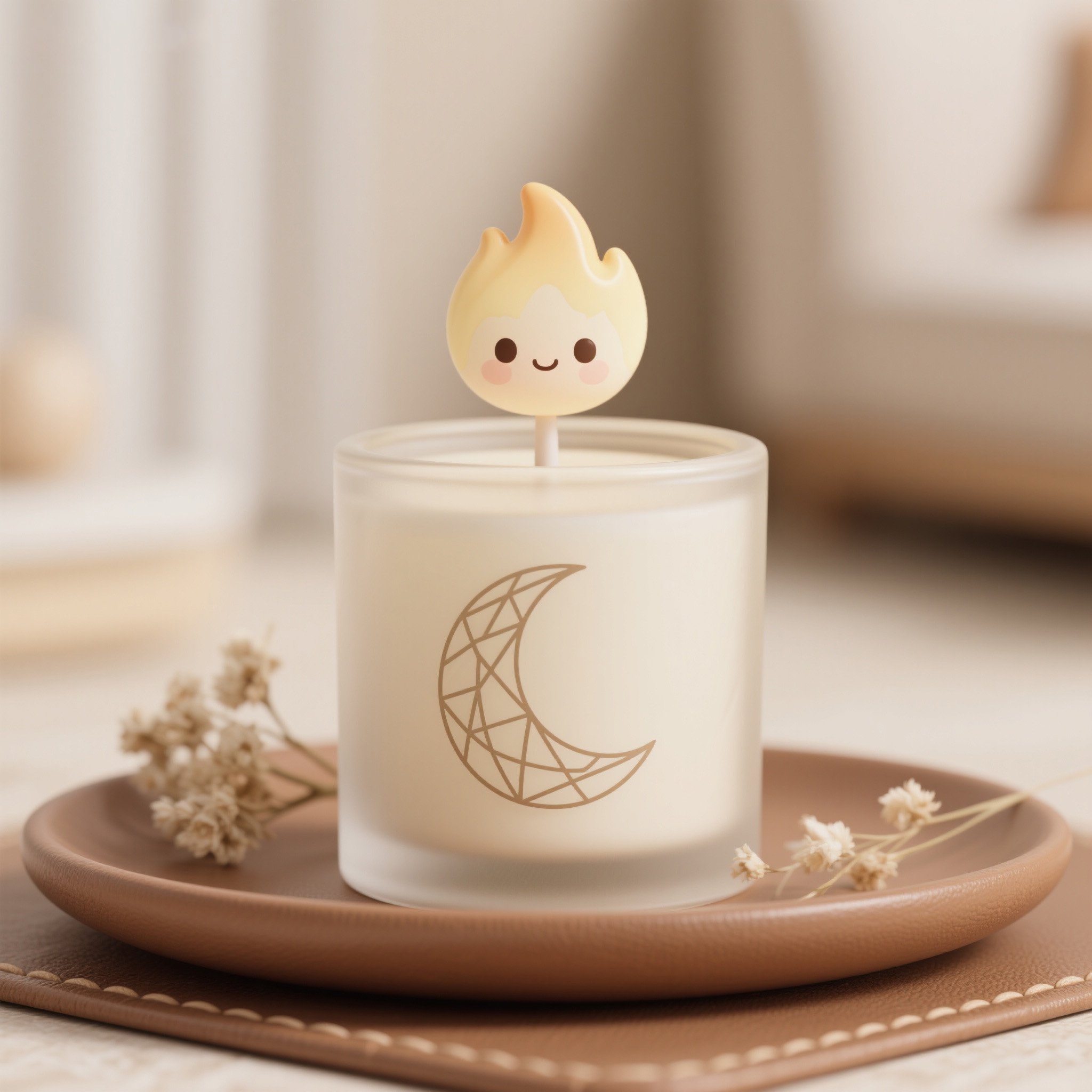 เทียนหอมในแก้วดีไซน์น่ารัก（2 แพ็ค）