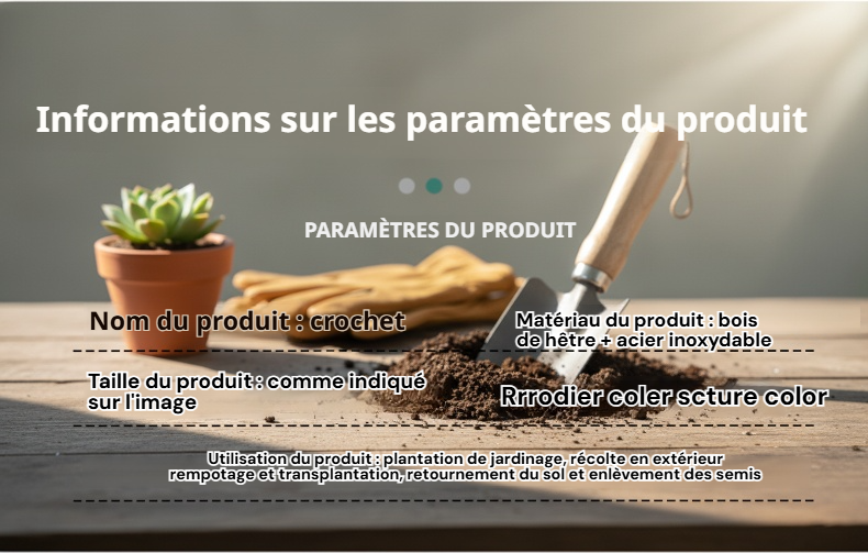 Outil de désherbage résistant à la rouille