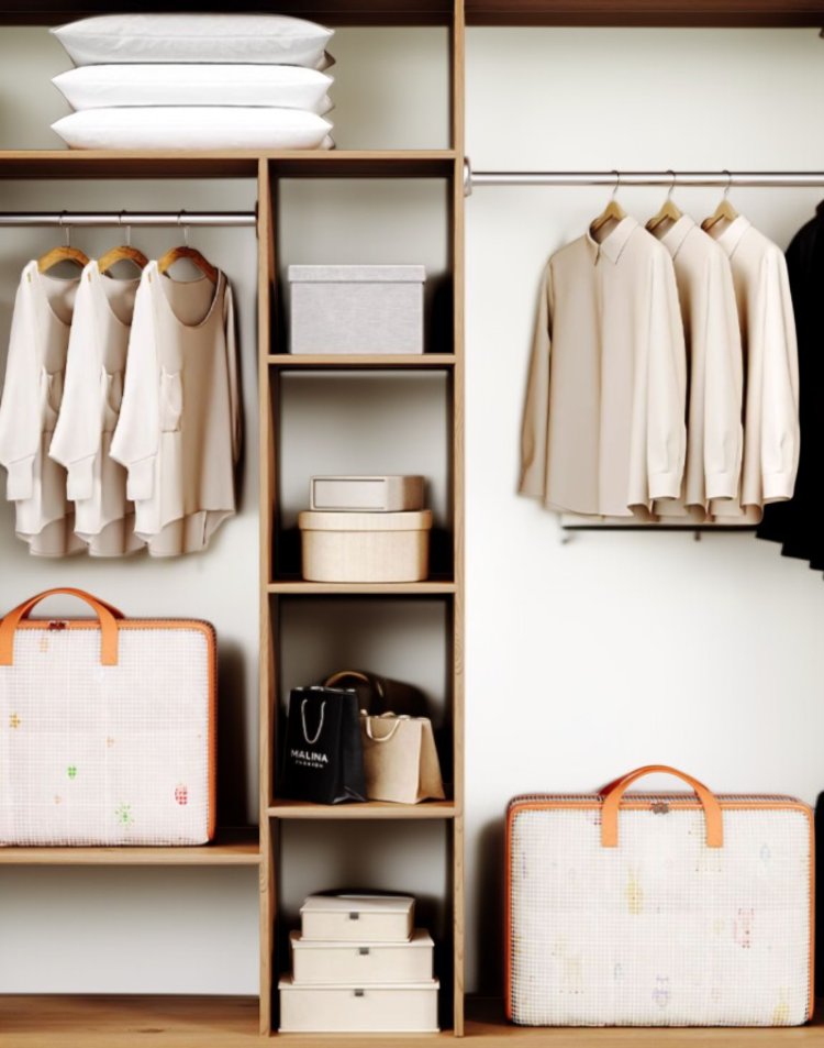 이불 정리용 접이식 수납 가방