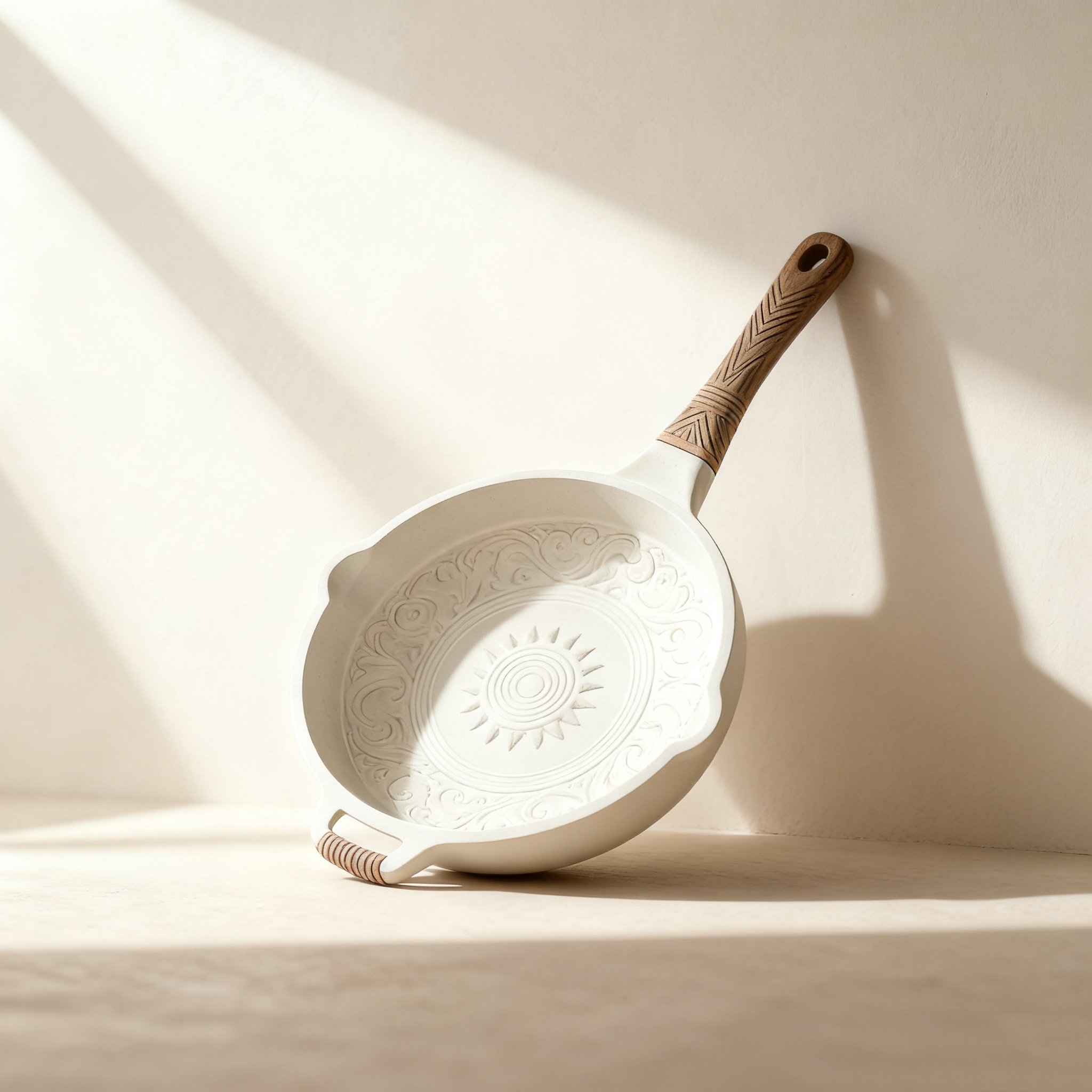 กระทะปิ้งย่างพื้นผิวลาย