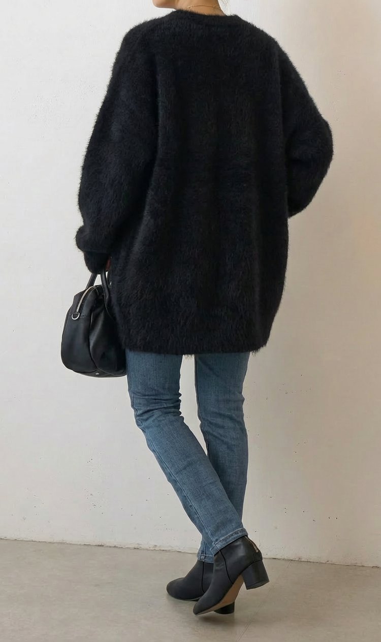 着心地抜群のゆったりカーディガン