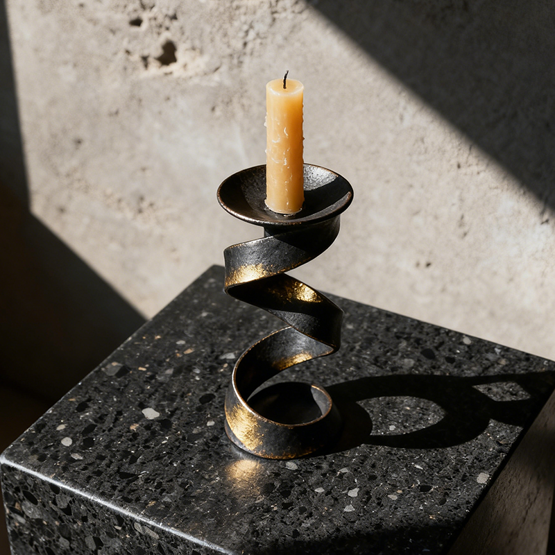 곡선형 캔들 홀더 3P