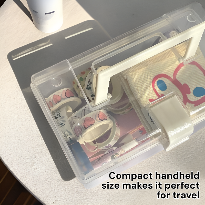 Transparent Handheld Storage Box