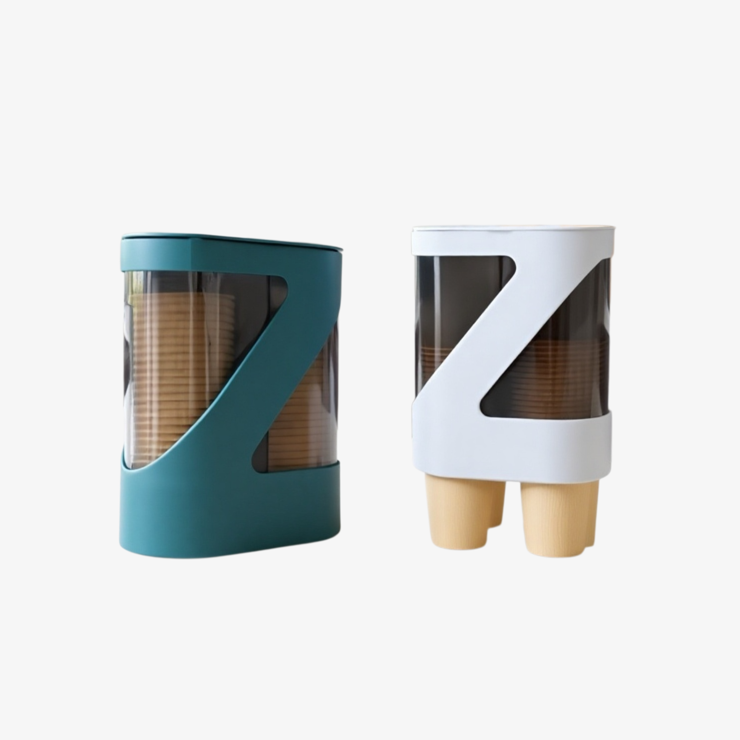 Einfache Montage des Wasserbecherregals ohne Werkzeug