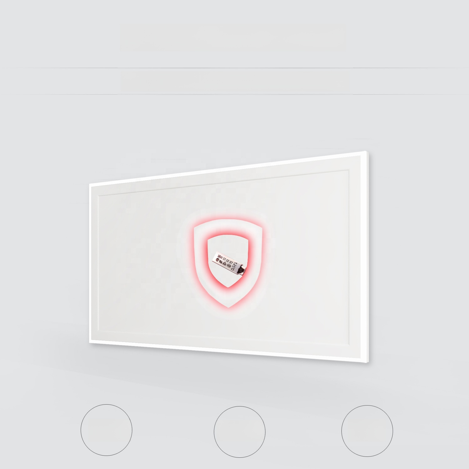 Panel calefactor chino con tira LED y tecnología de grafeno, 230V/240V