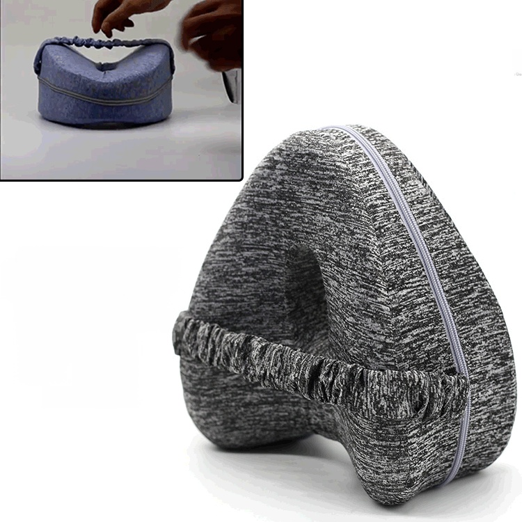 Side sleeping pillow for sleep assistance